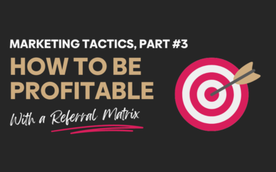 Marketing Tactics from the Australian Institute of Conveyancers conference 2023. Part #3 – How to be Profitable with a Referral Matrix